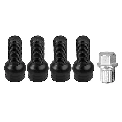 4+1 Set 14Teeth Anti-theft Lock Lug Nut Key Fit VW Golf AUDI Steel Wheel Bolt • $12.99