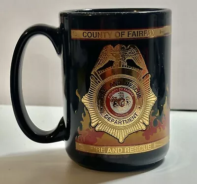 County Of Fairfax Va Fire And Rescue Ceramic Coffee Mug • $27.95