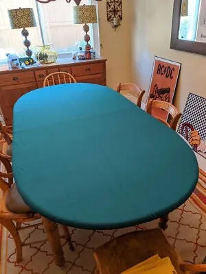 $99 • Buy Felt Poker Table Cover Fits Oval Or Round Table With Leaf Insert  Select Size FS