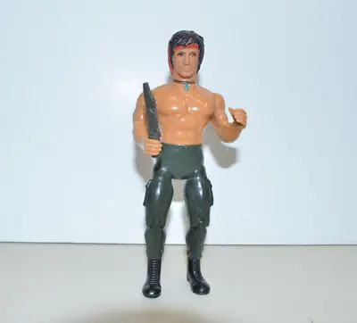 Vintage 1985 RAMBO Action Figure With Knife Accessory 6.5  Tall Retro 80s Toys • $17.10