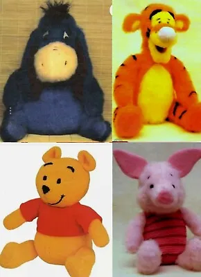 £7.50 • Buy Tigger, Eeyore, Winnie And Piglet Toy Knitting Pattern