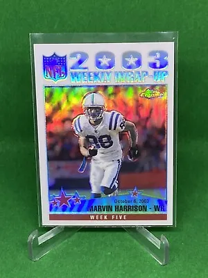 Marvin Harrison 2004 Topps Chrome #150 Refractor HOF Indianapolis Colts Syracuse • $4.99