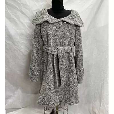 Mossimo Tweed Wide Shawl Collar Coat - Sz-XL • $45