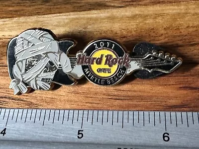 MYRTLE BEACH Guitar MUMMY 2011 Hard Rock Cafe PIN Black & Gold - Limited To 300! • $14.99