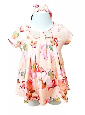 Ted Baker Dress And Headband Set 3-6 Months • £11.20