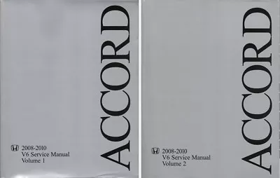 2008 - 2010 Honda Accord Factory Service Repair Maintenance Manual 2 Vol 61TA600 • $176