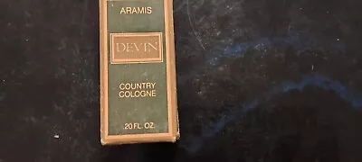 Vintage Aramis Devin Country Cologne .20 Oz New In Box.  • $55