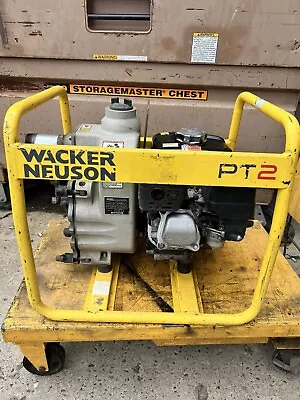 Wacker Neuson PT2 2  Trash Water Pump Honda GX160 5.5 HP • $949.99