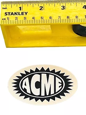 Vtg 1990’s Acme Skateboards Sticker Black & White Powell Peralta ￼Santa Cruz￼ • $30