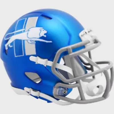 Detroit Lions NFL. Mini Speed Football Helmet 2023 Alternate On-Field • $39.99