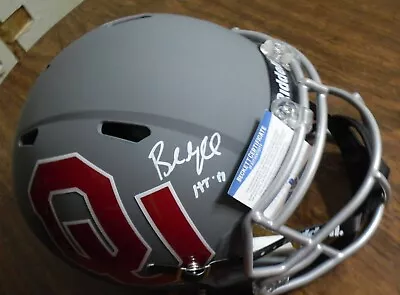 Baker Mayfield Autographed Full Size Speed Amp Helmet Oklahoma Sooners  Ht 17  • $349.95