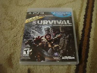 Cabela's Survival: Shadows Of Katmai   Sony Playstation 3 New Ps3 • $14.95