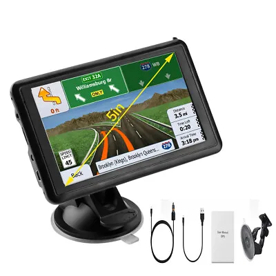 5'' Car & Truck GPS Navigation System 256MB+8GB Navigator Lifetime Free Maps BT • $75.99