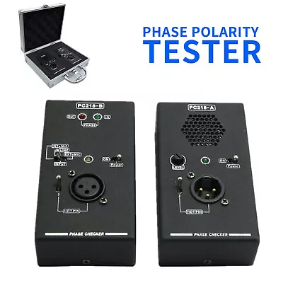 PC218 Phase Polarity Tester Checker Detector Audio Speaker Microphone Sound Test • $153.48