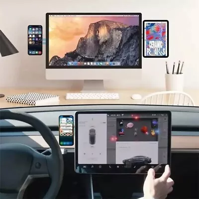 Magnetic Laptop/Ipad  Phone Holder Computer Monitor Expansion Bracket   • $17.50