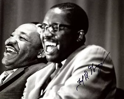 FRED GRAY SIGNED 8x10 PHOTO MARTIN LUTHER KING CIVIL RIGHTS ACTIVIST BECKETT BAS • $115