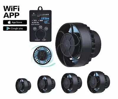 SW-2 SW-4 SW-8 SW-15 SLW-10 SLW-20 SLW-5 Marine Aquarium Wireless Wave Maker • $307.84