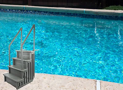 $239.96 • Buy 28  Wide Anti-Slip Pool Steps For Above Ground Swimming Pool (Various Options)