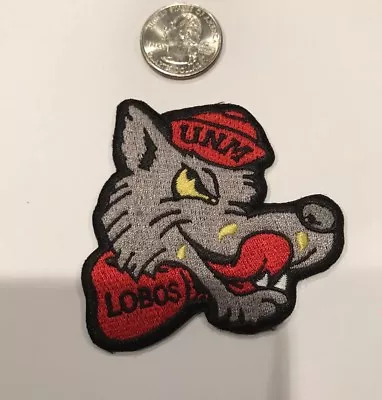 University Of NEW MEXICO LOBOS Vintage Embroidered Iron On Patch 2.5” X 2.5” • $5.25