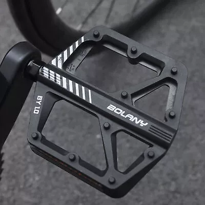 Mountain Road Bike Aluminum Alloy MTB Pedals Flat Platform Bicycle Cycling Pedal • $21.99