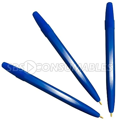 £2.99 • Buy 10 Mini Blue Ballpoint Pens Blue Ink. Golf, Puzzles, Cafe, Bookies, Jotta