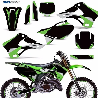 FULL Graphics For Kawasaki KX125 KX250 99000102 Dirtbike MX Motocross Deco • $69.95