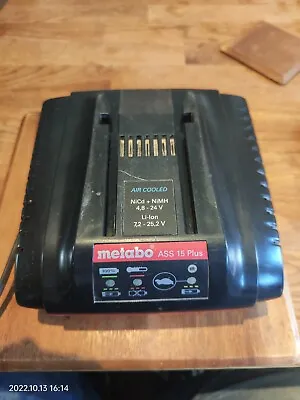 Metabo ASS 15 Plus 7 - 24V Air Cooled Battery Charger Li-ion NiCd Nimh • £80