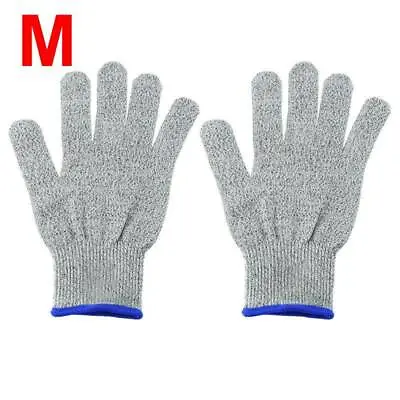 £5.48 • Buy Safety Cut Proof Stab Resistant Butcher Gloves Stainless Steel Wire Metal Mesh Q