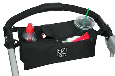 Stroller Organizer Keys Holder Storage Bag BLACK Cup Holder Baby Bottle Bugaboo • $33.78