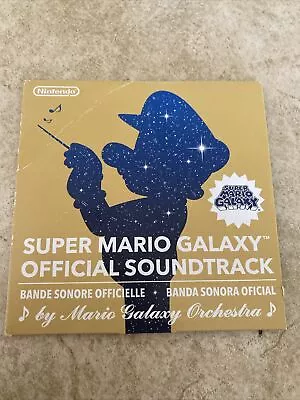 Super Mario Galaxy Soundtrack CD JUST CASE*** Nintendo Wii (NO DISK INCLUDED) • $10.50