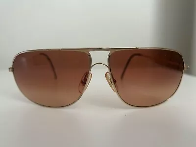 Carrera Vintage Gold & Brown Lens Aviator Style • $125