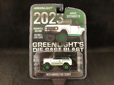 Greenlight Exclusive  Diecast Blast 2023  1970 Harvester Scout 1:64 Scale 51559 • $24.99