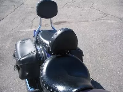 $87.39 • Buy Yamaha 1100 V Star Classic Or Silverado Motorcyle  Driver Backrest EZ ON/OFF