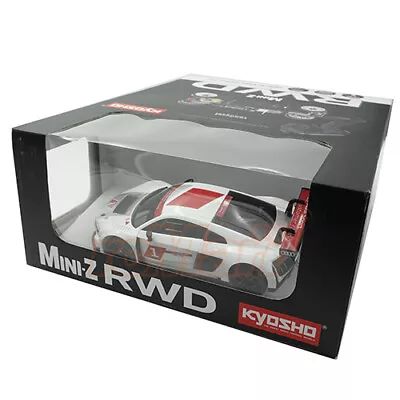 Kyosho Mini-Z RWD MR03 Audi R8 LMS 2015 White Ver. Readyset RTR Car Kit #32344AS • $169.99