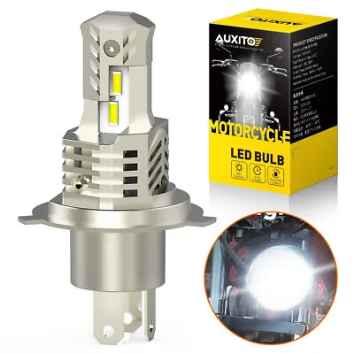 1/2Set H4 COB LED Bulb HID White 360° Hi/Low Beam Motorcycle Headlight 6500K USA • $7.59