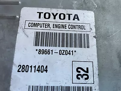 OEM 896610Z041 Engine ECU ECM MT 04-06 COROLLA PLUG PLAY • $95