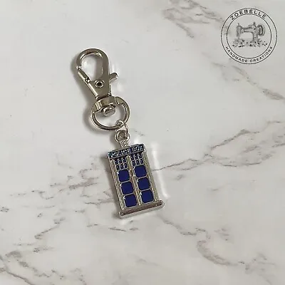 Doctor Who Tardis Police Box Keyring Charm Bag Charm Key Charm UK Seller • £3.99