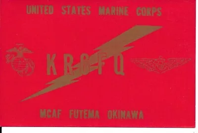 QSL 1965 Okinawa Japan USMC   Radio Card • $6.02