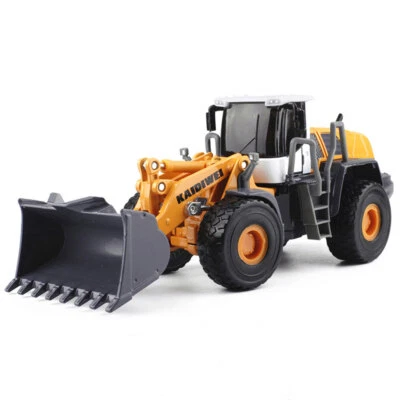 1/50 Loader Bulldozer Construction Vehicle Diecast Model Wheel Loader Truck Toy • £35.90