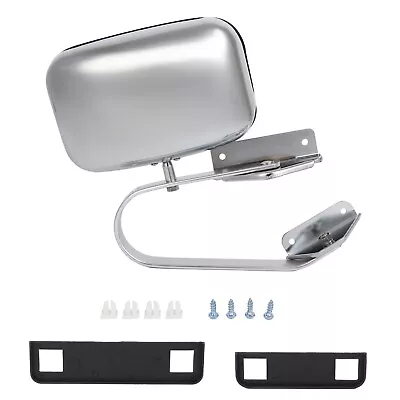 1PCS Manual Stainless Steel Door Side View Mirror For Ford Series Truck Pickup • $26.94
