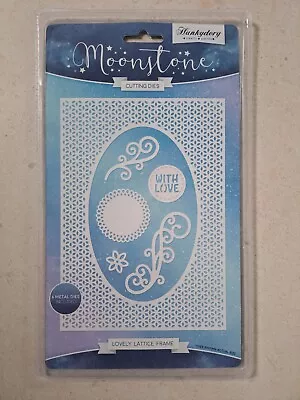 HUNKYDORY Lovely Lattice Frame MOONSTONE 012 6 Metal Cutting Dies Crafts Cards • £9.99