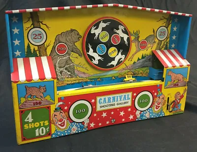 £49.57 • Buy CARNIVAL SHOOTING GALLERY TIN TOY OHIO ART 1950's