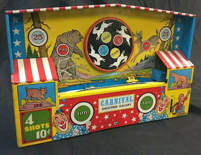 £49.57 • Buy CARNIVAL SHOOTING GALLERY TIN TOY OHIO ART 1950's