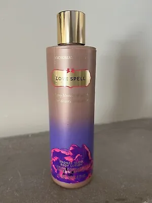 New Victoria's Secret Love Spell Bronze Glow Body Lotion Cherry/Peach 8.4Oz RARE • $35