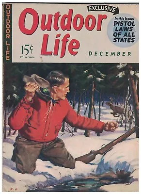  1941 Outdoor Life December - J.F. Kernan; Handgun Laws; Kangaroos Are Killers;  • $23.20