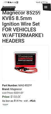 Magnecor Ignition Wires 85259 • $99