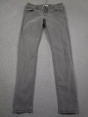 Cabi Jeans Womens 6 Gray Skinny Stretch Denim Distressed Pockets • $19.97