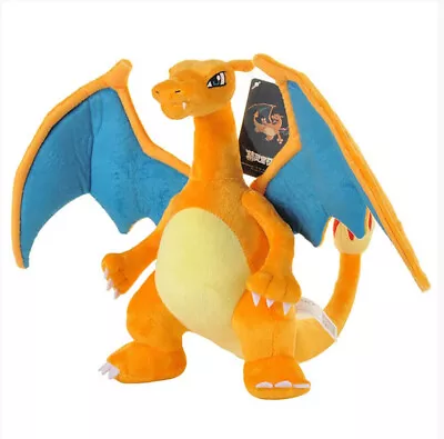 Pokemon Charizard 26cm Plush Stuffed Dragon Teddy Toy • £11.99