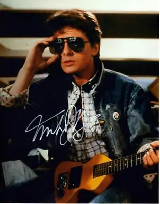 Michael J Fox Autographed Signed 11x14 Photo Picture Pic + COA • $104.71