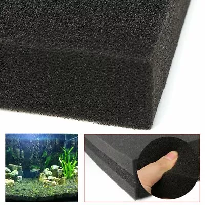 $18.99 • Buy Aquarium Filter Foam Fish Tank Pond Sump Filter Cotton Fine Media Sponge Pad AU